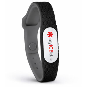 Medical Alert Bracelet UK Black