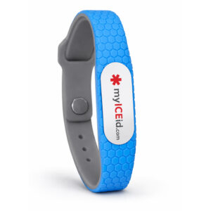 Medical Alert Bracelet UK Blue